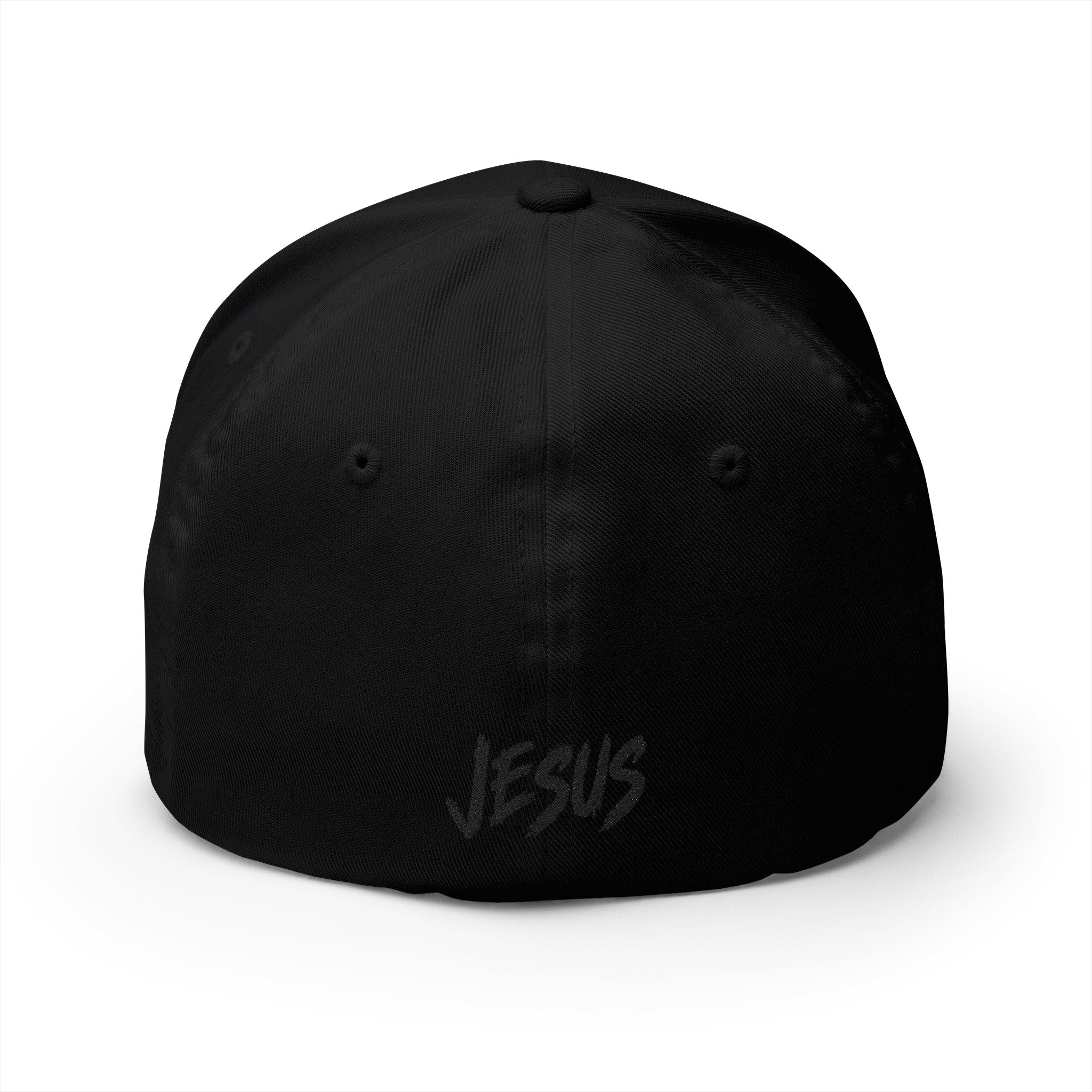One Flex Stitched Black Flex Fit