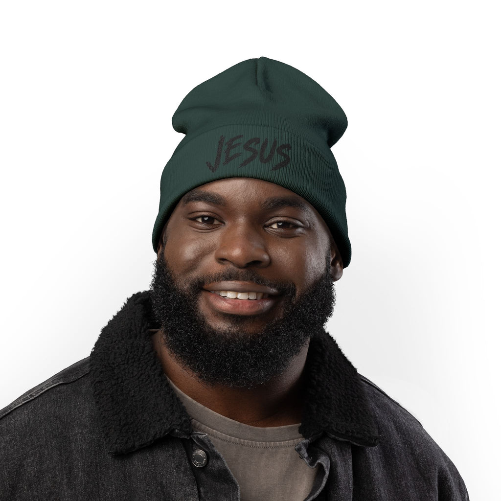 Jesus Beanie (Stitched Black)