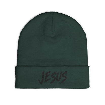 Jesus Beanie (Stitched Black)