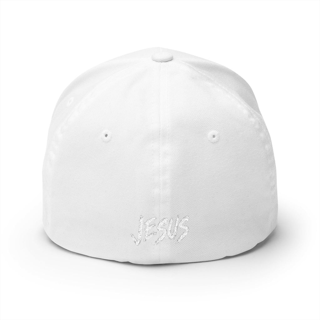 One Flex Stitched White Flex Fit