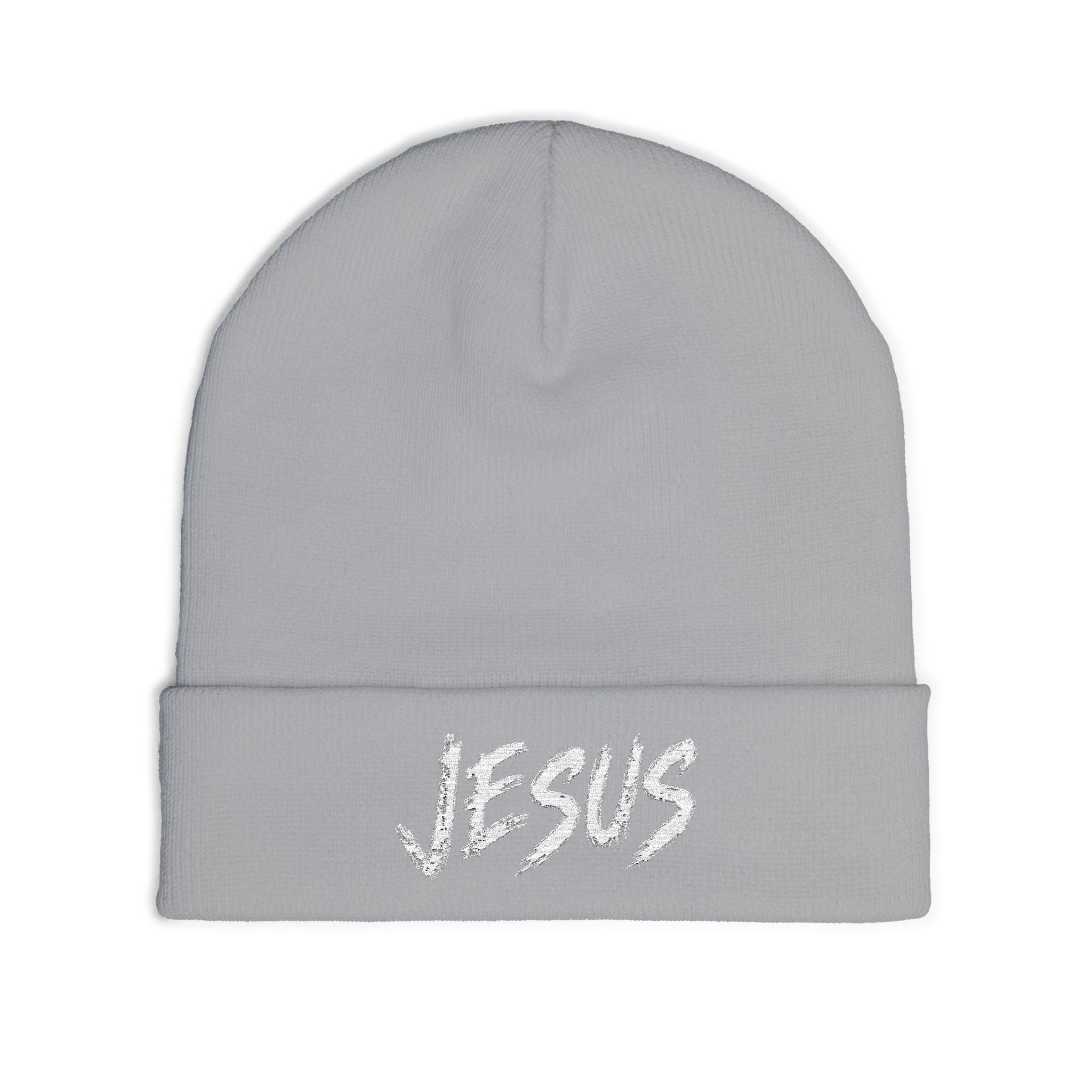 Jesus Beanie (Stitched White)