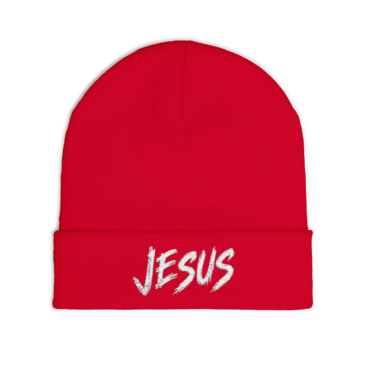 Jesus Beanie (Stitched White)