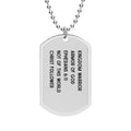 Kingdom Warrior Dog Tag