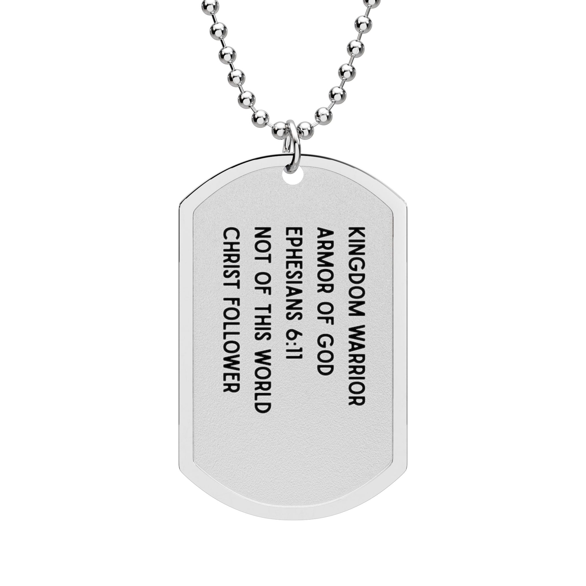 Kingdom Warrior Dog Tag