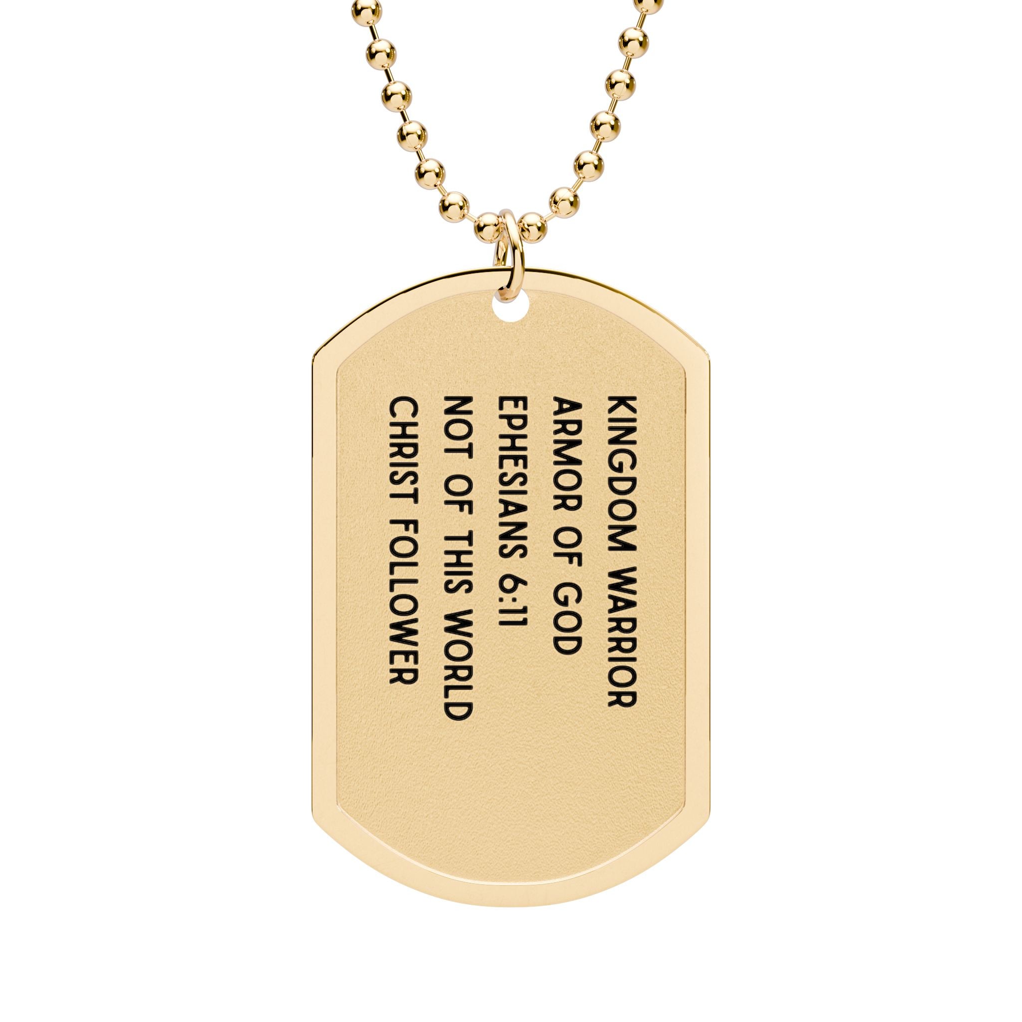 Kingdom Warrior Dog Tag