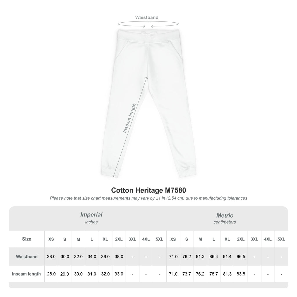 All For His Glory Joggers (Stitched White)