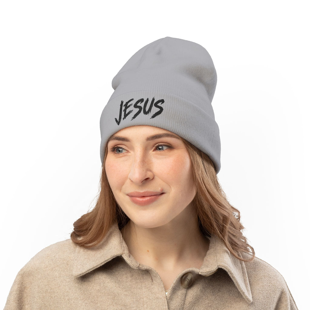 Jesus Beanie (Stitched Black)