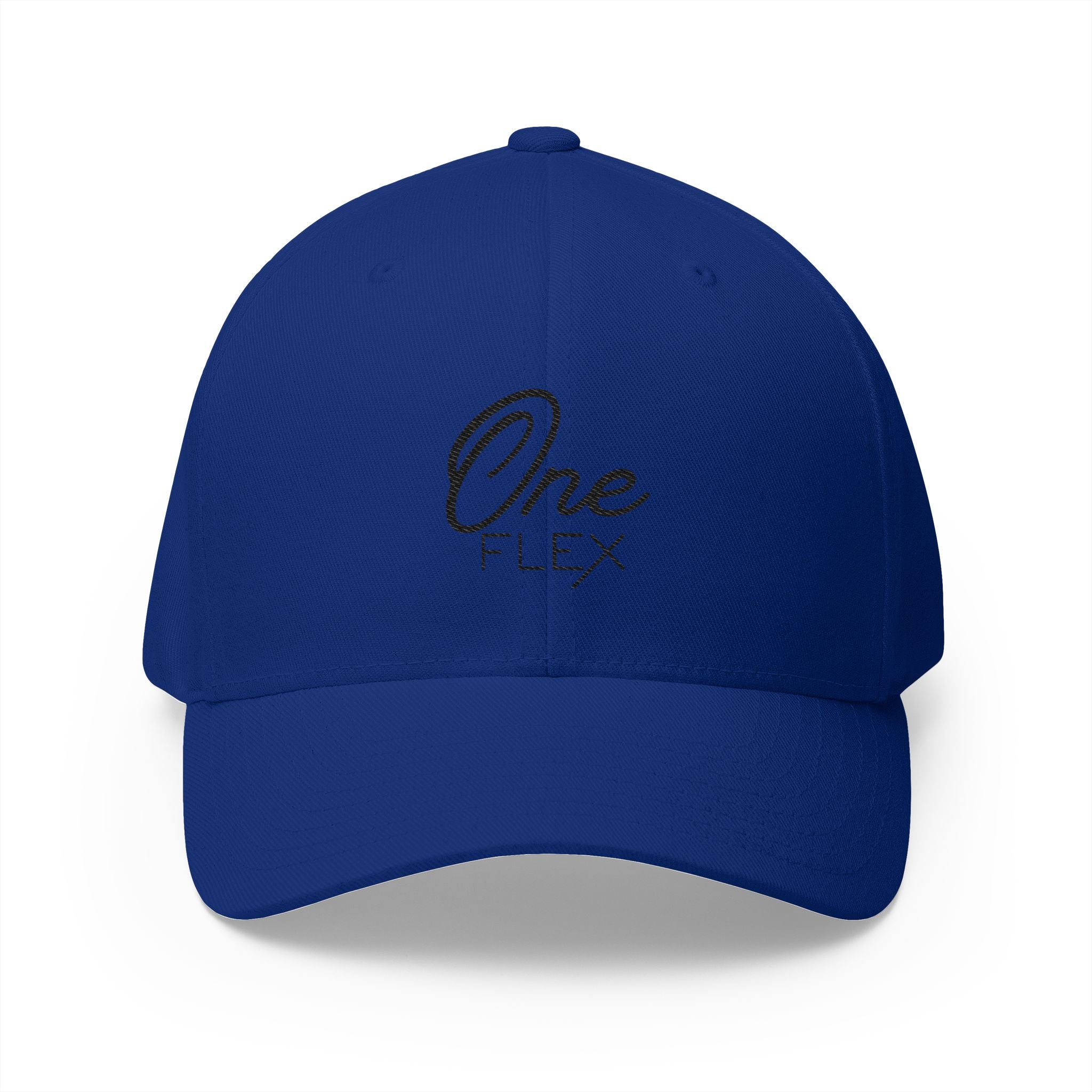 One Flex Stitched Black Flex Fit