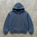 Triple Cross - Premium Star Wash Denim Zip Hoodie