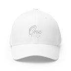 One Flex Stitched White Flex Fit