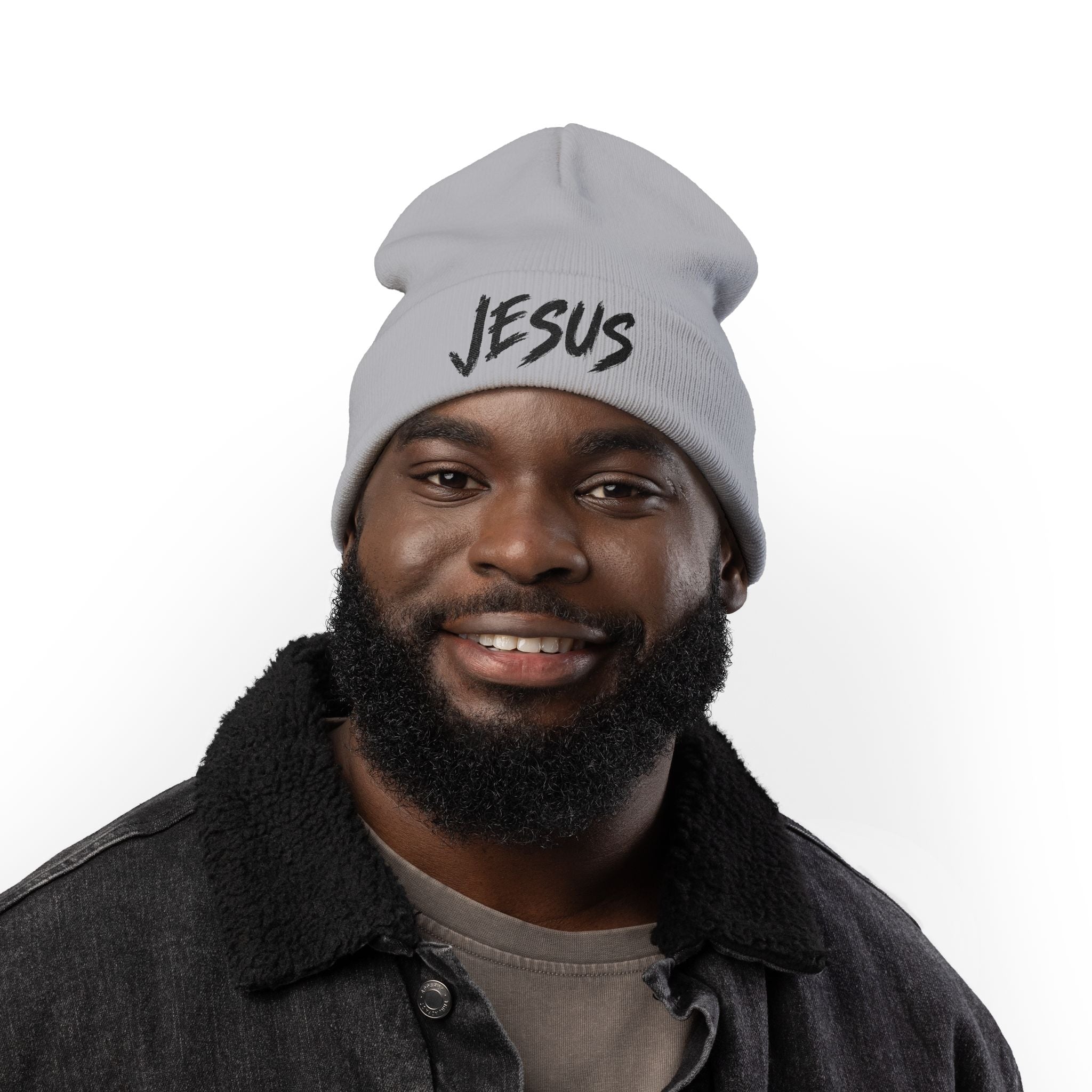 Jesus Beanie (Stitched Black)