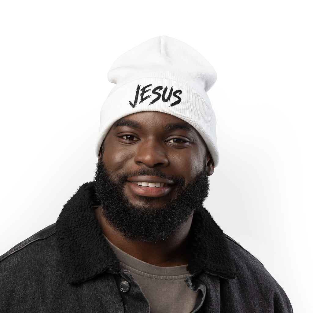 Jesus Beanie (Stitched Black)
