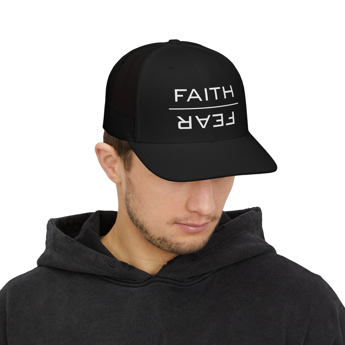 Faith Over Fear Trucker Hat
