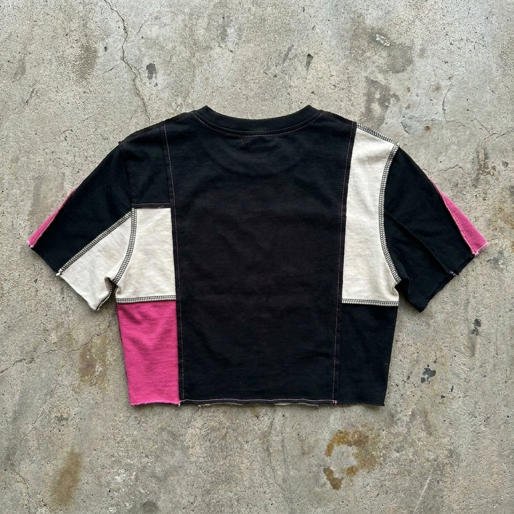 Daughter of Grace - Premium Black Pink Patchwork Set